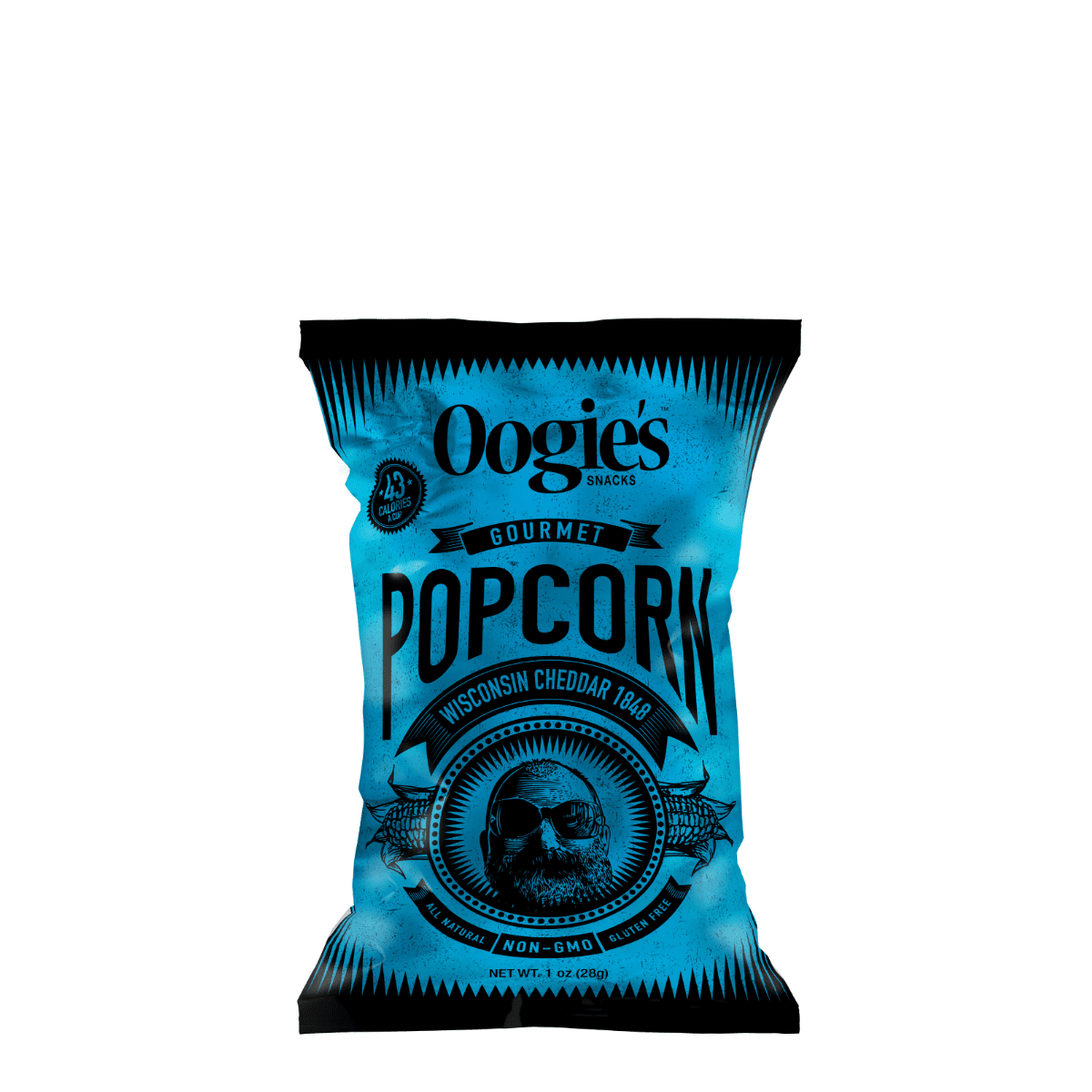 Wisconsin cheddar snack size popcorn bag