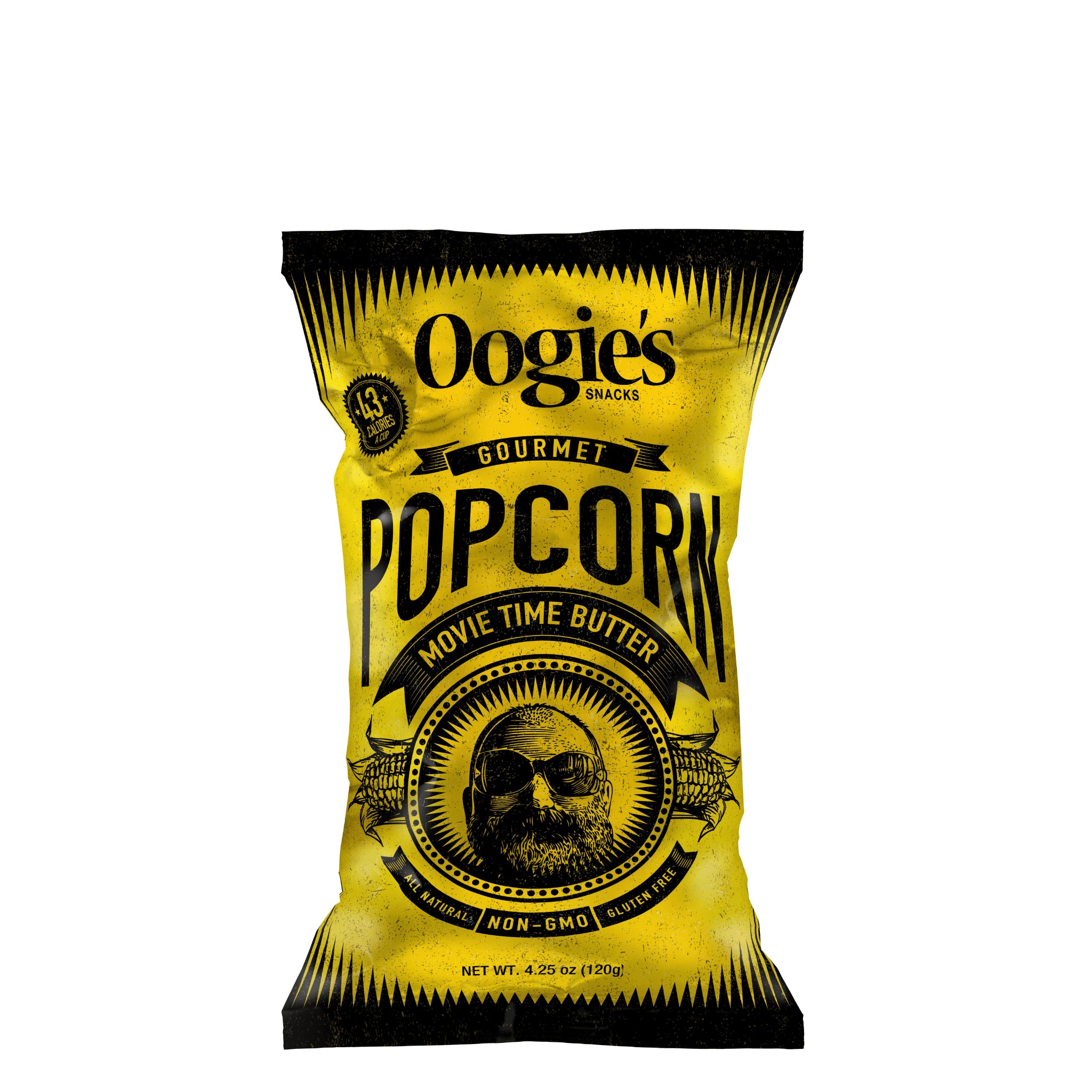 Movie time butter gourmet popcorn bag